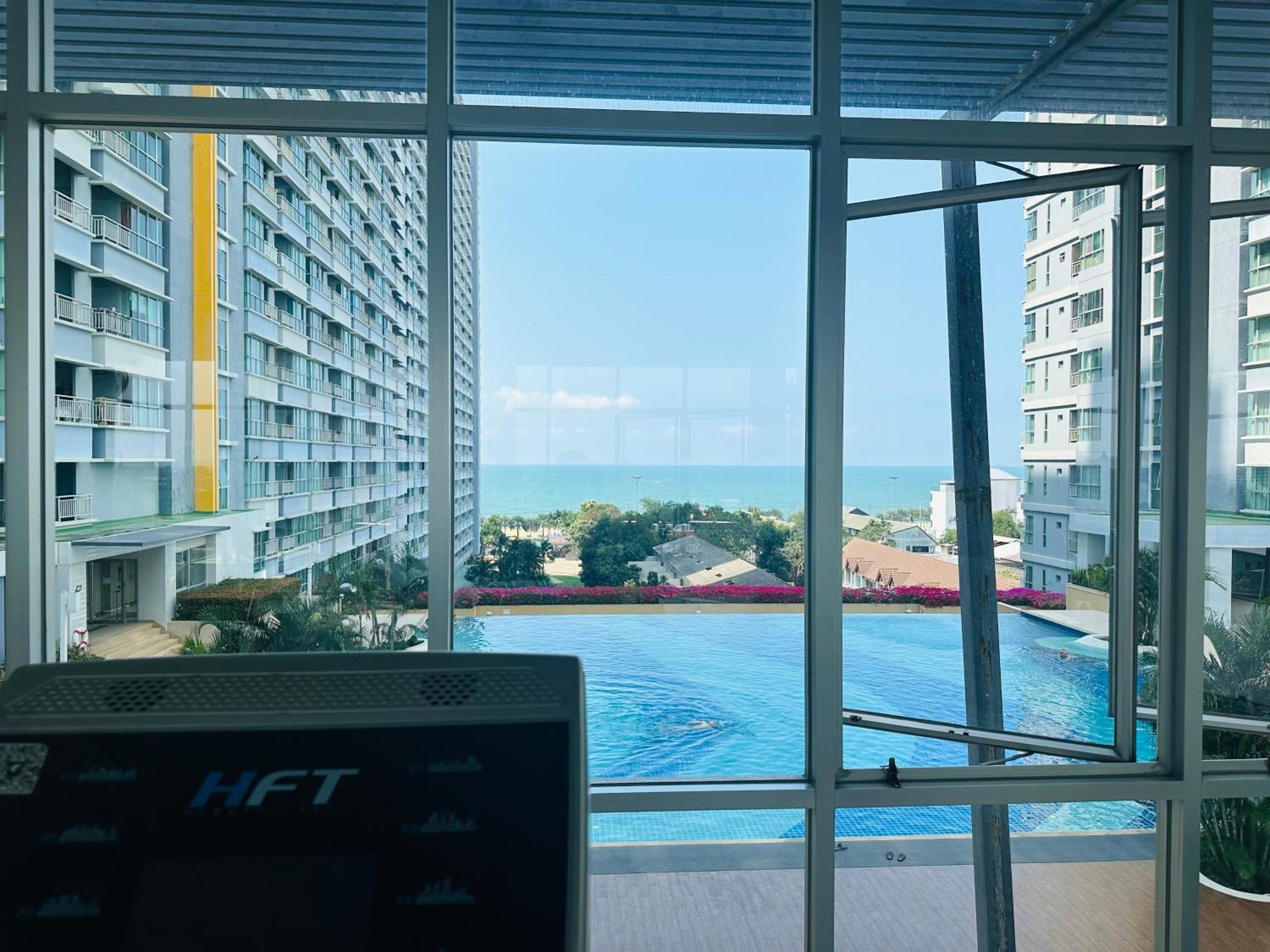 Seaview Beach Room Lumpini-Pool And Gym Face To Ocean 乔木提恩海滩 外观 照片