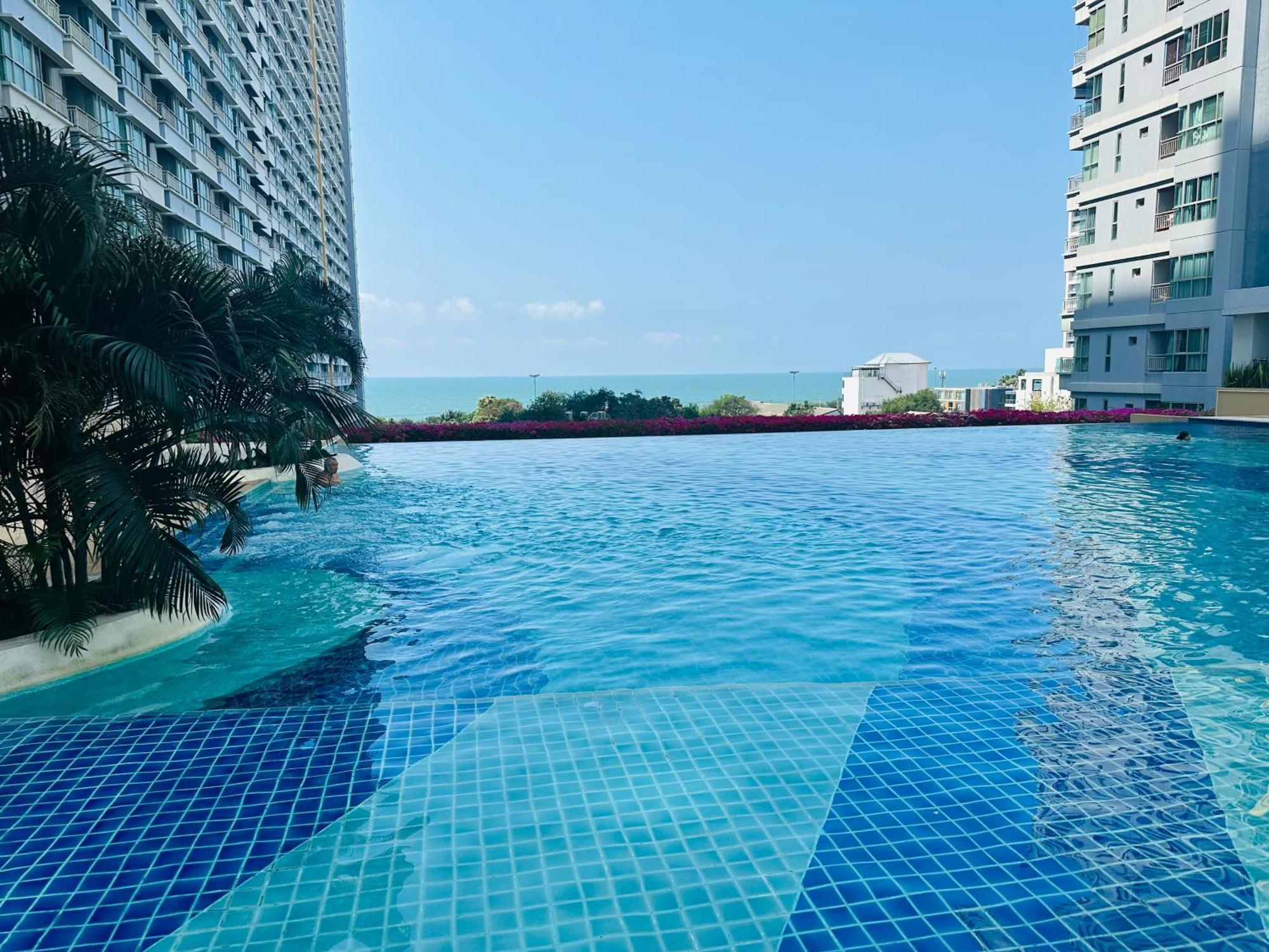 Seaview Beach Room Lumpini-Pool And Gym Face To Ocean 乔木提恩海滩 外观 照片