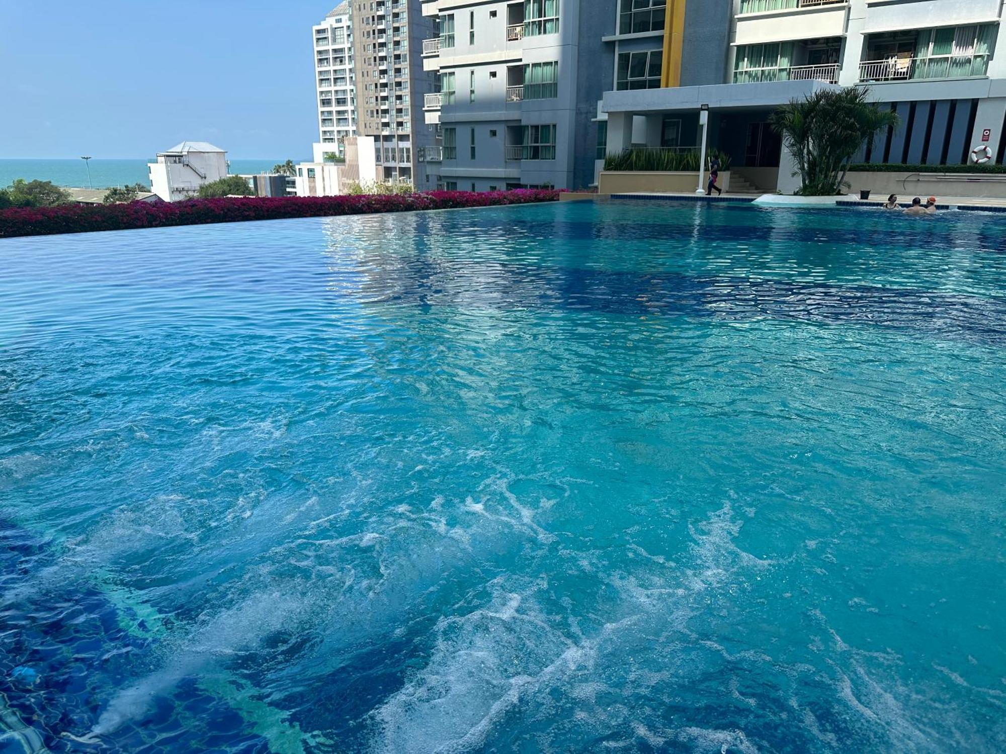 Seaview Beach Room Lumpini-Pool And Gym Face To Ocean 乔木提恩海滩 外观 照片