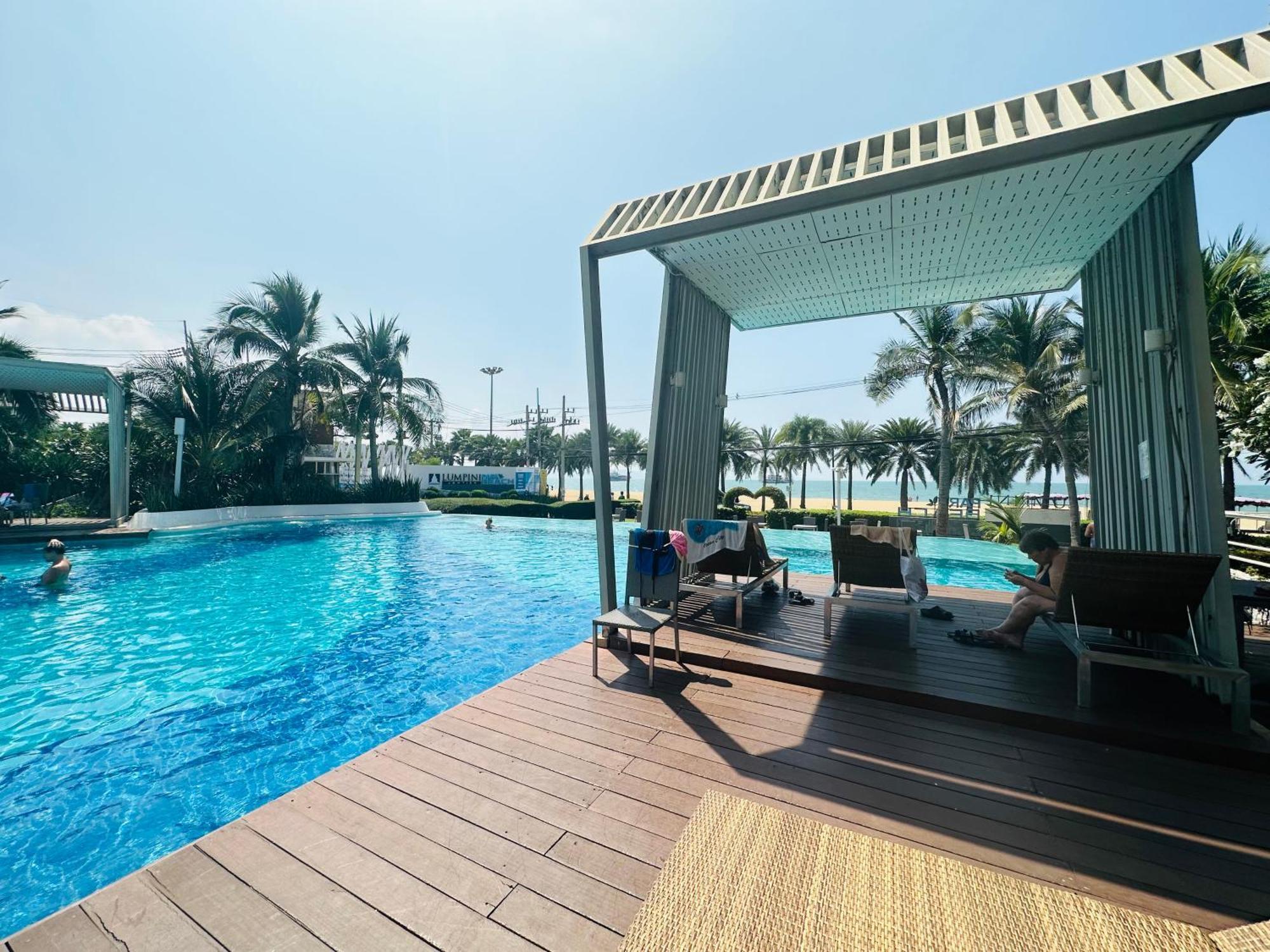 Seaview Beach Room Lumpini-Pool And Gym Face To Ocean 乔木提恩海滩 外观 照片